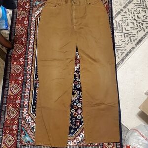 LAUREN JEANS CO. RALPH LAUREN SZ 14 BROWN PANTS. STRAIGHT LEG.